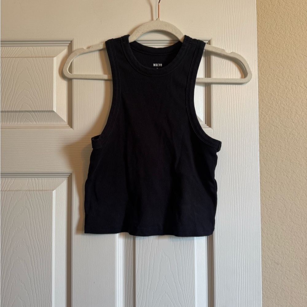 Maeve by Anthropologie Black Tank Top